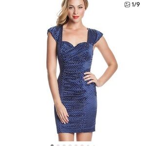 Blue Guess Polka Dot Dress for Sale up to 90% Off: Poshmark